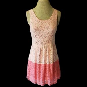 Rue 21, Lace, Dress, Summer,  Sleeveless, Feminine, Small